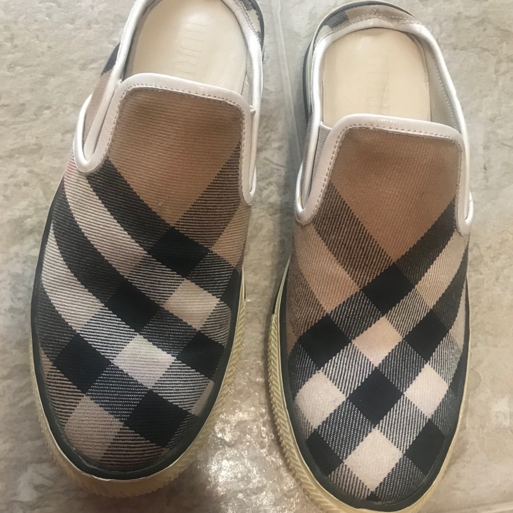 Authentic Burberry Slip on
